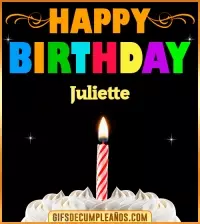 GiF Happy Birthday Juliette